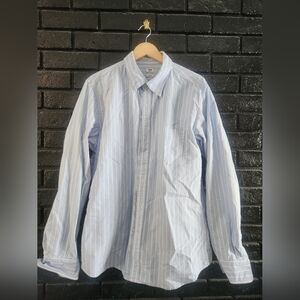 Uniqlo Light Blue Pinstripe Casual Shirt